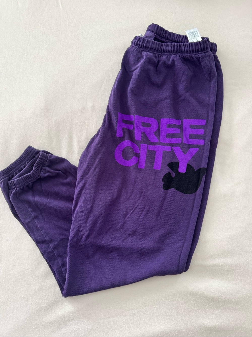 Free City Purple 'Free City Logo Sweatpants